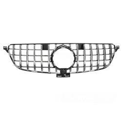 Mercedes GLE W166 2015-2019 - Přední maska GT STYLE černá lesklá s chromem