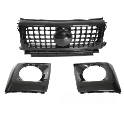 Mercedes třídy G W464 2018-2024 - Přední maska GT STYLE černá lesklá