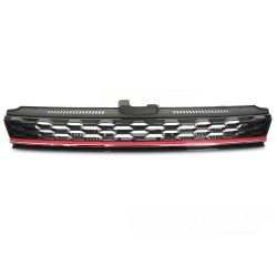 Volkswagen Golf VII 2017-2019 - Přední mřížka SPORT STYL černá lesklá s červenou linkou