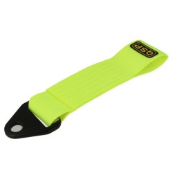 QSP - textilní tažné oko fluo žluté 20cm