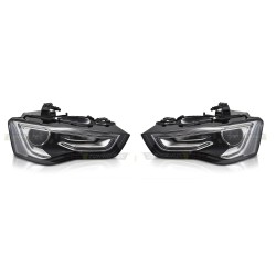 AUDI A5 12-16 - Přední xenonová světla ČERNÁ TYC