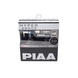 Autožárovky PIAA Hyper Arros 3900K H8 - o 120 % vyšší svítivost, zvýšený jas