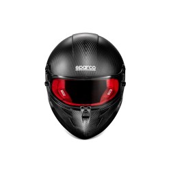 Karbonová helma Sparco STEALTH RF CARBON, s homologací FIA, barva: černo-červená