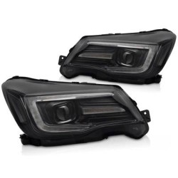 SUBARU FORESTER IV 2013-2018 - přední XENONOVÁ světla TUBE DRL černá