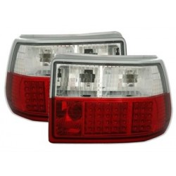 Zadní čiré lampy Opel Astra F LED red/crystal