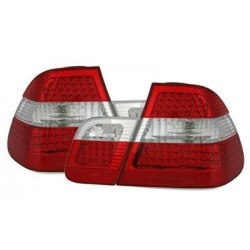 BMW E46 LIM Zadní světla LED provedení Červeno/Chrom