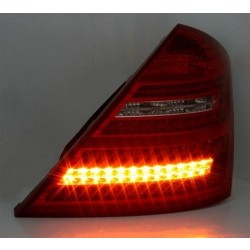 MERCEDES S W221 - Zadní světla Ledkové - Červené