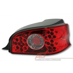 Zadní světla Citroen Saxo 96-00 - červeno/krystalové LED
