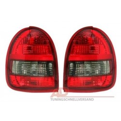 Opel Corsa B  - Zadní světla červeno kouřové Krystal