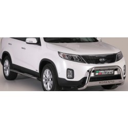 Kia Sorento II FL - Nerezový přední ochranný rám 63mm II.