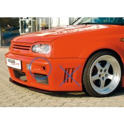 Rieger nádechy předního nárazníku pro Volkswagen Golf 3 3-dvéř., 5-dvéř., kabriolet, plast ABS bez povrchové úpravy