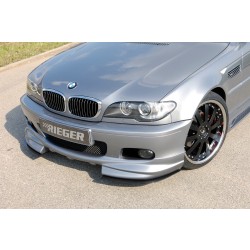 Rieger spoiler pod přední nárazník pro BMW řada 3 E46 kabriolet, kupé, sedan, touring vč. faceliftu, r.v. 02/02-, 02/98-12/01, plast ABS bez povrchové úpravy