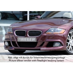 Rieger kompletní přední nárazník pro BMW Z4 E85 roadster před faceliftem, plast ABS bez povrchové úpravy, s výřezy pro mlhová světla, pro vozy bez ostřikovačů světlometů