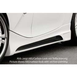 Rieger boční práh mont. strana levá pro BMW Z4 E85 roadster vč. faceliftu, r.v. 01/06-03/09, 02/03-12/05, plast ABS bez povrchové úpravy, s prolisem a výřezem