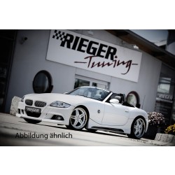 Rieger kompletní přední nárazník pro BMW Z4 E85 kupé, roadster po faceliftu, plast ABS bez povrchové úpravy, s výřezy pro mlhová světla, pro vozy bez ostřikovačů předních světlometů