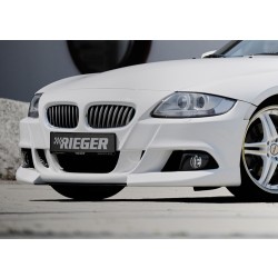 Rieger kompletní přední nárazník pro BMW Z4 E85 kupé, roadster po faceliftu, plast ABS bez povrchové úpravy, s výřezy pro mlhová světla, pro vozy s ostříkovači předních světlometů