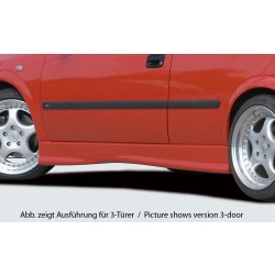 Rieger boční práh mont. strana levá pro Opel Astra G 5-dvéř., caravan, notchback, plast ABS bez povrchové úpravy