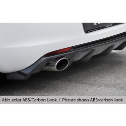 Rieger vložka zadního nárazníku pro Opel Astra J 5-dvéř., hatchback před faceliftem, plast ABS bez povrchové úpravy, pro sportovní koncovku vlevo 140x90 mm