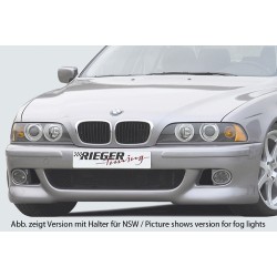 Rieger kompletní přední nárazník M5-Look pro BMW řada 5 E39 sedan, touring, plast ABS bez povrchové úpravy, pro vozy bez ostřikovačů předních světlometů, bez parkovacího asistenta (PDC)