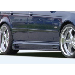 Rieger boční práh mont. strana levá pro BMW řada 5 E39 sedan, touring, r.v. 12/95-12/02, plast ABS bez povrchové úpravy, s prolisem, s prolisem a dvěma výřezy