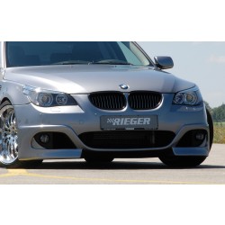Rieger kompletní přední nárazník pro BMW řada 5 E60, E61 sedan, touring před faceliftem, plast ABS bez povrchové úpravy, pro vozy s ostřikovači předních světlometů a parkovacím asistentem (PDC)