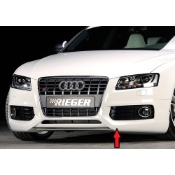 Rieger spoiler pod přední nárazník pro Audi A5 S5 B8, B81 kabriolet, kupé, Sportback před faceliftem, r.v. 06/07-07/11, plast ABS bez povrchové úpravy, pouze S5