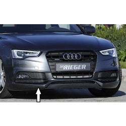 Rieger spoiler pod přední nárazník pro Audi A5 B8, B81 kabriolet, kupé, Sportback po faceliftu, r.v. 10/11-06/16, plast ABS bez povrchové úpravy