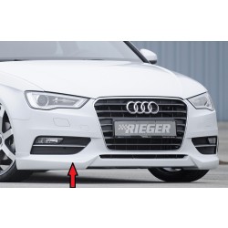 Rieger spoiler pod přední nárazník pro Audi A3 8V 3-dvéř. (hatchback 8V1), 5-dvéř. (sportback 8VA) před faceliftem, r.v. 07/12-08/16, plast ABS bez povrchové úpravy