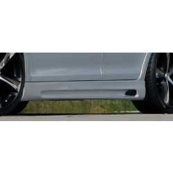 Rieger boční práh mont. strana levá pro Volkswagen Eos 1F vč. faceliftu, r.v. 04/06/-11/10, 12/10-, plast ABS bez povrchové úpravy, s prolisem a výřezem