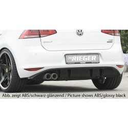 Rieger vložka zadního nárazníku pro Volkswagen Golf 7 vč. GTD 3-dvéř., 5-dvéř. před faceliftem, plast ABS bez povrchové úpravy
