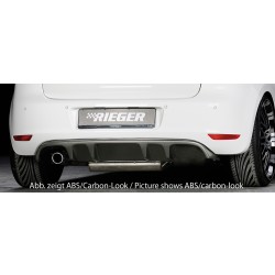 Rieger vložka zadního nárazníku (GBL-59510) pro Volkswagen Golf 6 3-dvéř., 5-dvéř., plast ABS lakovan?? do černé lesklé barvy