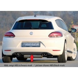 Rieger nástavec zadního nárazníku (GBL-14107) pro Volkswagen Scirocco 3 13 2-dvéř., plast ABS lakovaný do černé lesklé barvy