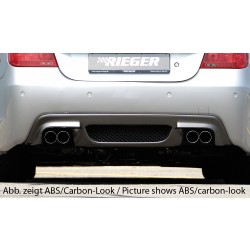Rieger Heckeinsatz (GBL-53605) pro BMW řada 5 E61 touring, plast ABS lakovaný do černé lesklé barvy