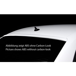 Rieger patka na zadní okno pro Audi A4 B8, B81 sedan vč. faceliftu, 01/12-, 11/07-12/11, plast ABS s povrchovou úpravou Carbon-Look