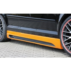 Rieger boční práh mont. strana levá pro Audi A3 8P 3-dvéř., kabriolet po faceliftu, r.v. 07/08-, plast ABS s povrchovou úpravou Carbon-Look, s prolisem a výřezem