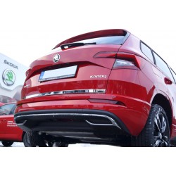 Škoda Karoq - NEREZ CHROM spodní lišta zadních 5.dveří - OMTEC