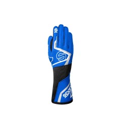 Kartingové rukavice Sparco K-TIDE+, s homologací FIA, barva: modro-černá