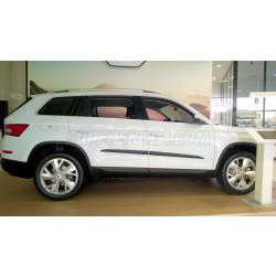 Škoda Kodiaq - ochrané lišty dveří v barvě (F7Y)