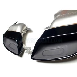 Škoda Kodiaq II RS - koncovky výfuku RS300 BLACK EDITION