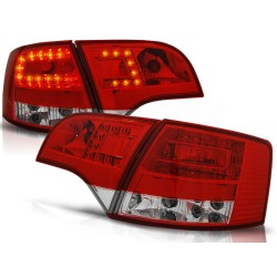 AUDI A4 B7 04-08 COMBI - zadní LED světla červeno bílá