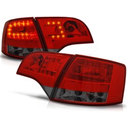 AUDI A4 B7 04-08 COMBI - zadní LED světla červeno kouřová