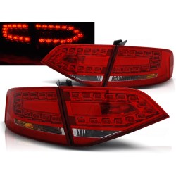 AUDI A4 B8 08-11 SEDAN - zadní LED světla červeno bílá