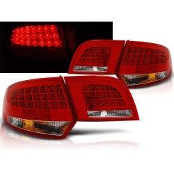 AUDI A3 8P 04-08 SPORTBACK - zadní LED světla červeno bílá