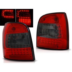 AUDI A4 94-01 AVANT - zadní LED světla červeno kouřová