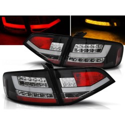 AUDI A4 B8 08-11 SEDAN - zadní LED světla černá LED BAR
