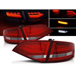 AUDI A4 B8 08-11 SEDAN - zadní LED světla červeno bílá LED BAR