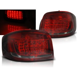 AUDI A3 08-12 3D - zadní LED světla červeno kouřová