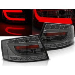 AUDI A6 C6 SEDAN 04-08 - zadní LED světla kouřová 6-pin LED BAR