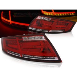 AUDI TT 06-14 - zadní LED světla červeno bílá s dynamickým blinkrem LED BAR