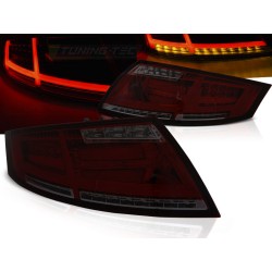 AUDI TT 06-14 - zadní LED světla červeno kouřová s dynamickým blinkrem LED BAR